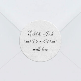 Romantic Script Sticker