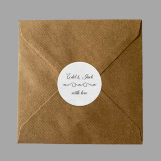 Romantic Script Sticker